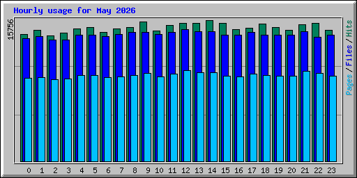 Hourly usage for May 2026